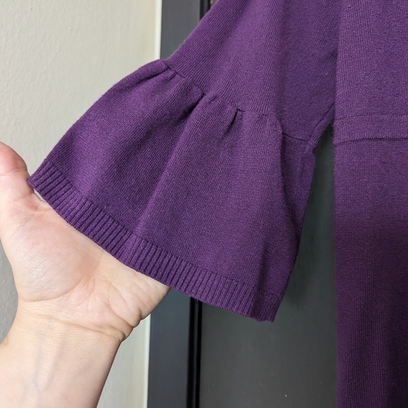 LOFT 3/4 Bell Sleeve Blouse - Picture 2 of 3